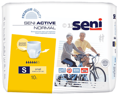 Seni Active Normal Elastic Disposable Underwear Diaper Small