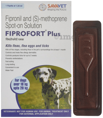 Fiprofort Plus Pet Solution For Dogs Over 10 Kg Upto 20 Kg