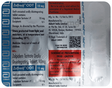 Zolfresh ODT 10mg Tablet