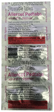 Allercet Paed 5mg Tablet
