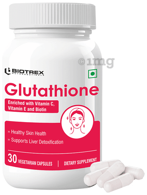 Biotrex Glutathione Vegetarian Capsule: Buy bottle of 30.0 vegicaps at best  price in India | 1mg