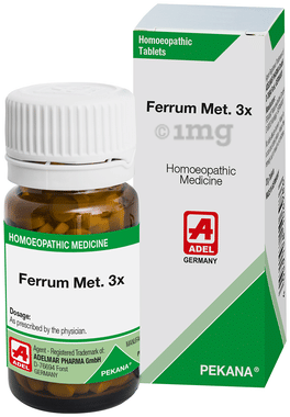ADEL Ferrum Met Trituration Tablet 3X ADEL Ferrum Met Trituration Tablet 3X