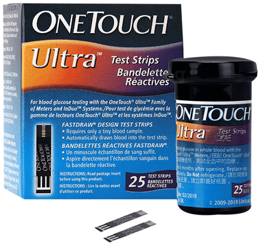 OneTouch Ultra Test Strip (Only Strips) | Diabetes Monitoring Devices