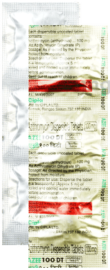 Azee 100mg Tablet DT