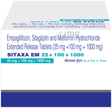 Sitaxa EM 25+100+1000 Tablet ER