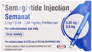 Semanat 0.25mg/0.5mg Prefilled Pen (6 Disposable Needles)