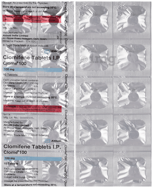 Clome 100mg Tablet