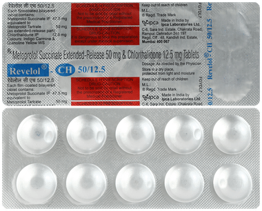 Revelol-CH 50mg/12.5mg Tablet ER