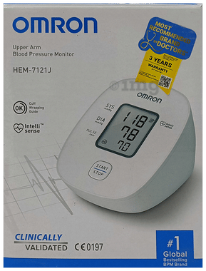 Omron Hem-7121J Upper Arm Blood Pressure Monitor