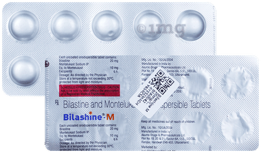 Bilashine M 20mg/10mg Tablet