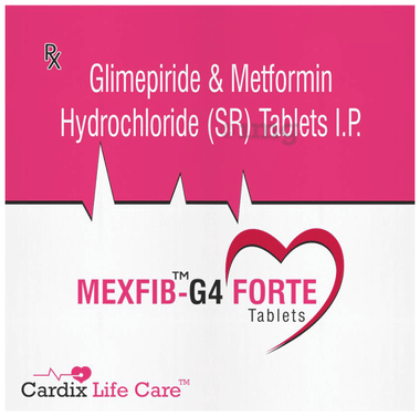 Mexfib G Forte 4mg/1000mg Tablet