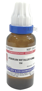 Sett Dey Ferrum Metallicum Dilution 1M Sett Dey Ferrum Metallicum Dilution 1M