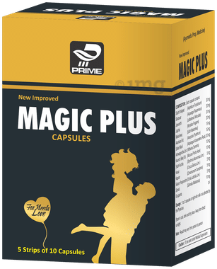 Prime Magic Plus Capsules | Vitality & Wellness Formula for Men with Shilajit, Ashwagandha & Musli
