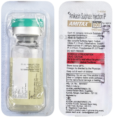 Amitax 500mg Injection