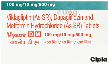 Vysov DM 10mg/500mg/100mg Tablet