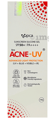 New Acne-UV Advanced Light Protection Sunscreen Silicone Gel SPF 50+ PA++++