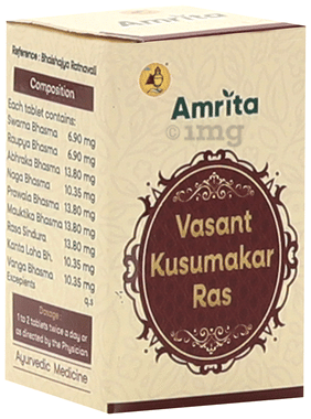 Amrita Vasant Kusumakar Ras Tablet Amrita Vasant Kusumakar Ras Tablet