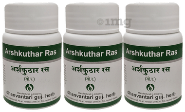 Dhanvantari Arshkuthar Ras Tablets (60 Each)
