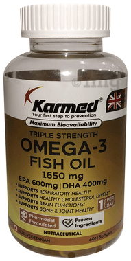 Karmed Omega-3 Fish Oil Softgels