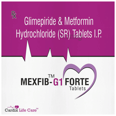 Mexfib G 1mg/1000mg Tablet SR