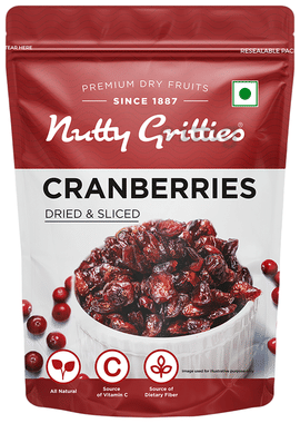 Nutty Gritties Cranberries Dried & Whole Healthy Snack Nutty Gritties Cranberries Dried & Whole Healthy Snack