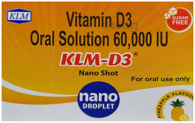 KLM-D3 Nano Shots Pineapple Sugar Free