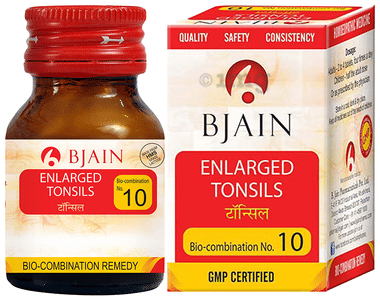 Bjain Bio-Combination No.10 (Enlarged Tonsils) Tablet
