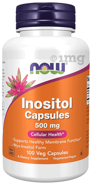Now Foods Inositol 500mg Capsule