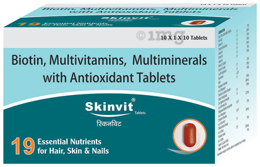 PIL Tablet Skinvit 19 Essential Nutrients For Hair, Skin & Nails