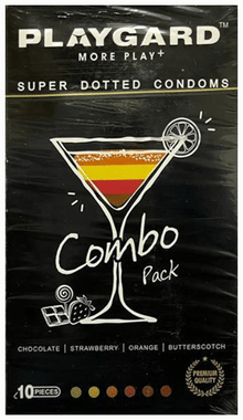 Playgard More Play + Super Dotted Combo Pack Condom