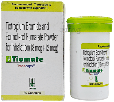 Tiomate 12mcg/18mcg Transcaps