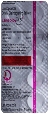 Lansojoy 15mg Tablet