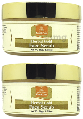 Khadi Pure Herbal Gold Face Scrub (50gm Each)