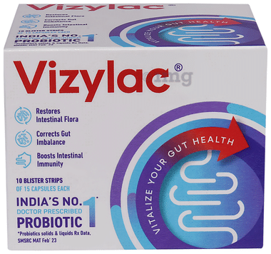 Vizylac Capsule | For Stomach Care | Restores Intestinal Flora & Intestinal Immunity