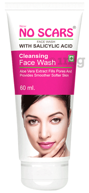 NO Scars with Salicylic Acid Cleansing Face Wash ( 60ml)