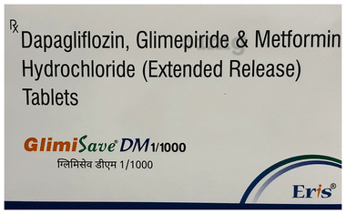 Glimisave DM 10mg/1mg/1000mg Tablet
