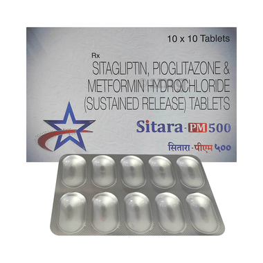 Sitara PM 500mg/15mg/100mg Tablet