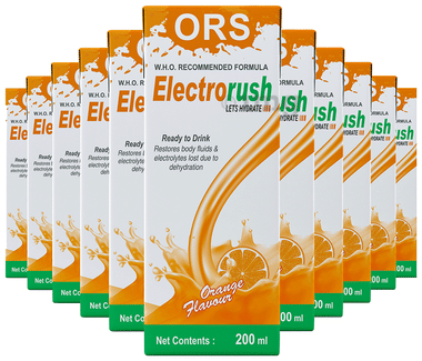 Electrorush ORS Pack (200ml Each) Orange