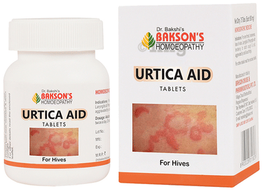 Bakson's Homoeopathy Urtica Aid Tablet Bakson's Homoeopathy Urtica Aid Tablet