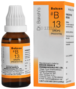 Bakson B13 Prostatitis Drop Bakson B13 Prostatitis Drop