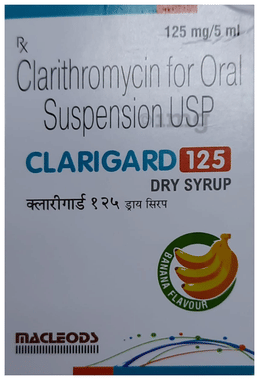 Clarigard  125mg Dry Syrup Banana