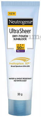 Neutrogena Ultra Sheer Dry-Touch Sunblock Sunscreen SPF 50+, PA+++ | UVA/UVB Protection | Water-Resistant