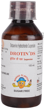 Drotin DS Oral Suspension Mango Sugar Free