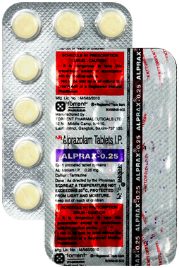 Alprax 0.25 Tablet