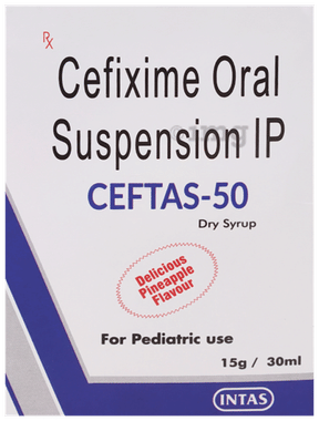 Ceftas 50 Dry Syrup Delicious Pineapple