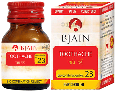 Bjain Bio-Combination No.23 (Toothache) Tablet Bjain Bio-Combination No.23 (Toothache) Tablet