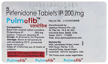 Pulmofib 200mg Tablet