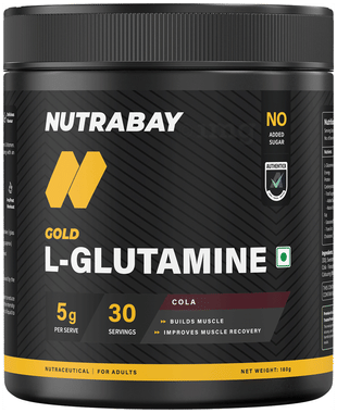 Nutrabay L-Glutamine Powder Cola Nutrabay L-Glutamine Powder Cola