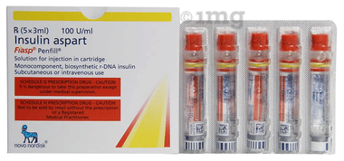 Fiasp 100IU/ml Penfill (3ml Each)