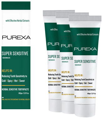Purexa Sensitive Toothpaste (100gm Each) Purexa Sensitive Toothpaste (100gm Each)